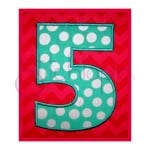Space Applique Numbers - 2" 3" 4" 5" 6" 7" - Star Wars Font