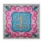 Swirly Square Applique Frame - Image 3