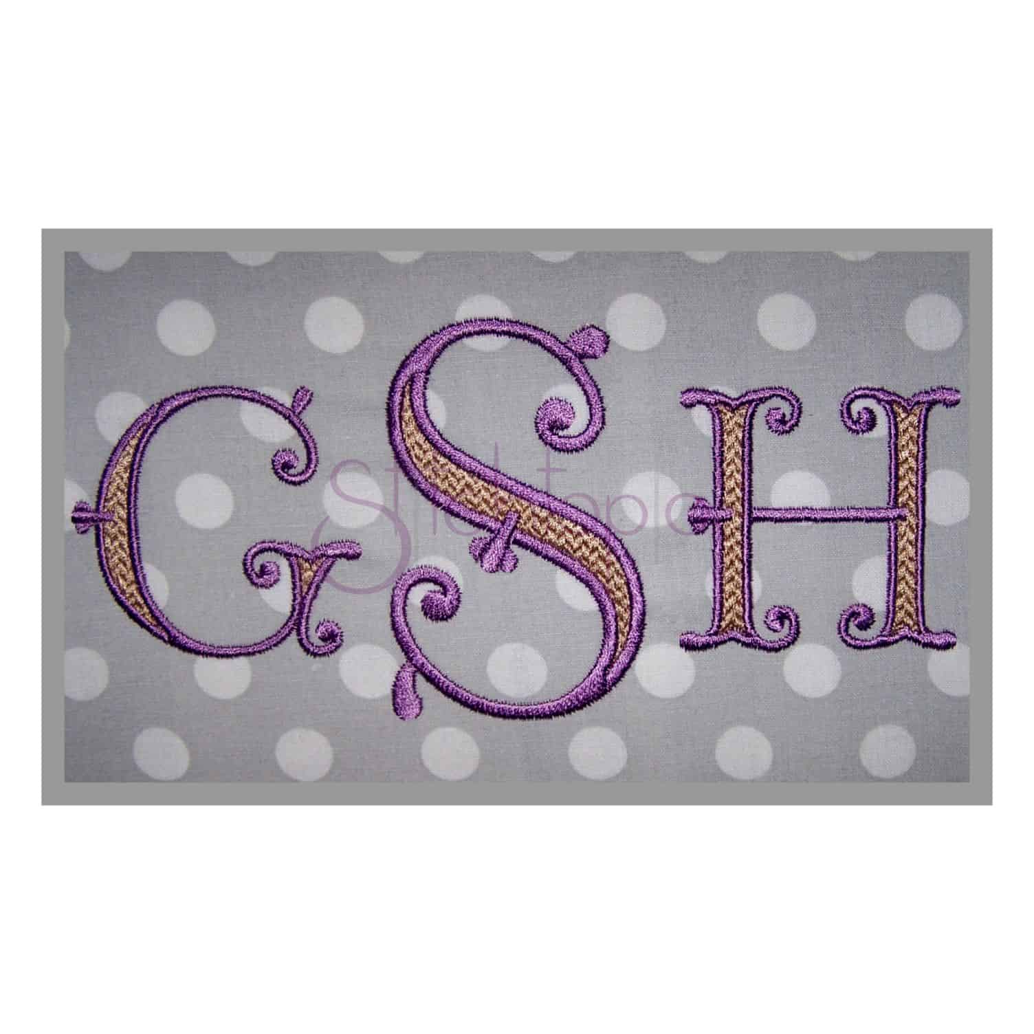 Victorian Monogram Font Set