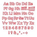 Apple of my Eye Applique Font - 5", 6", 7" - Image 2