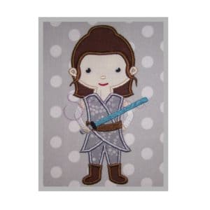 rey applique design - star wars applique