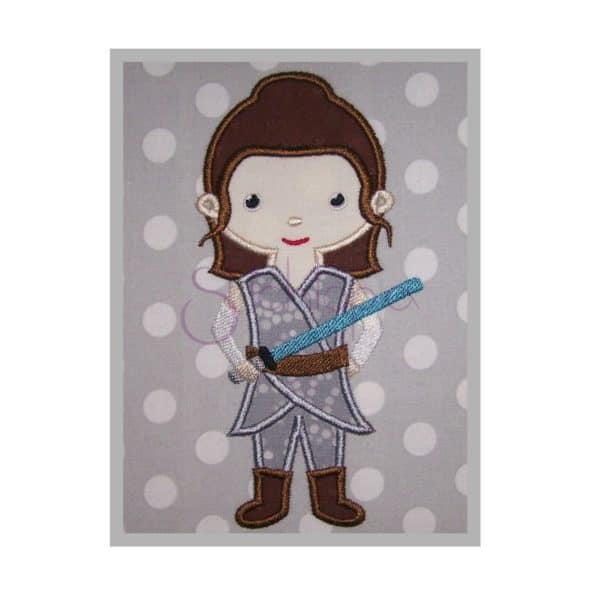 rey applique design - star wars applique