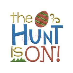 Easter embroidery design
