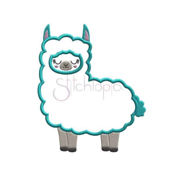 Llama Applique Design - Image 2