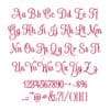 London Embroidery Font  #1-4 - 1" 1.5" 2" 2.5" 3" - Image 2