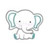 Baby Animals - Elephant Applique Design - Image 2