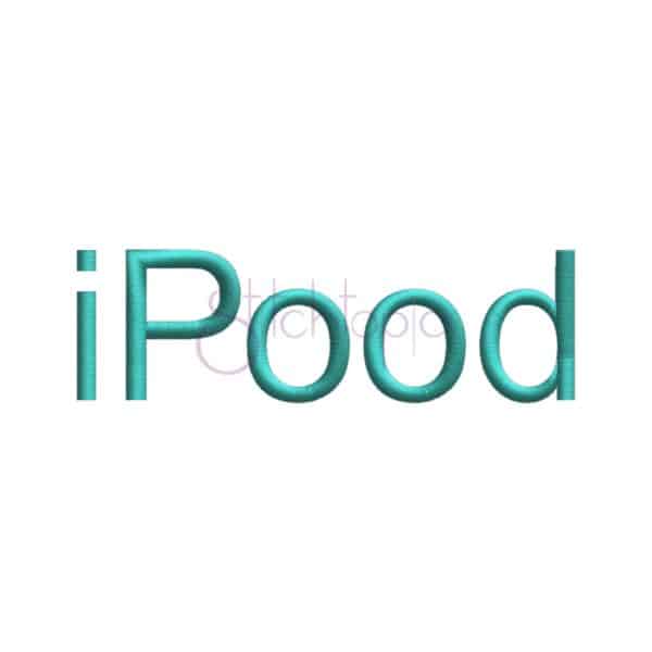 iPood Embroidery Design - Image 2