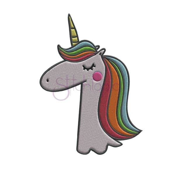 Unicorn Embroidery Design