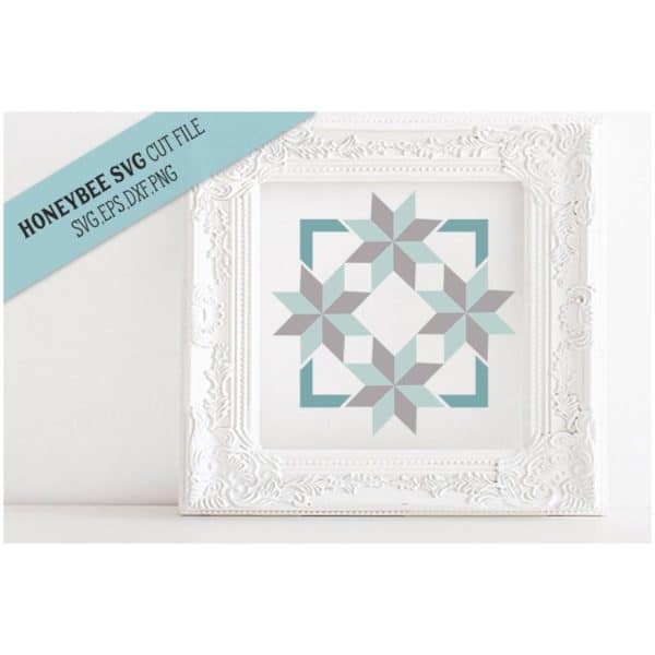 Star Medley Barn Quilt SVG Cut File