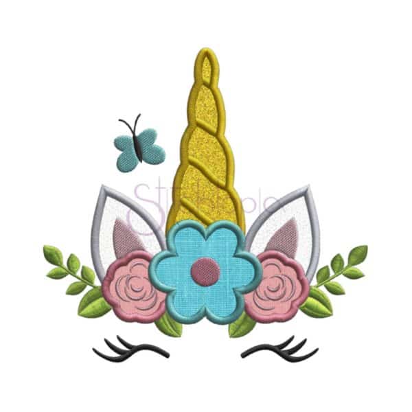 Spring Unicorn Applique