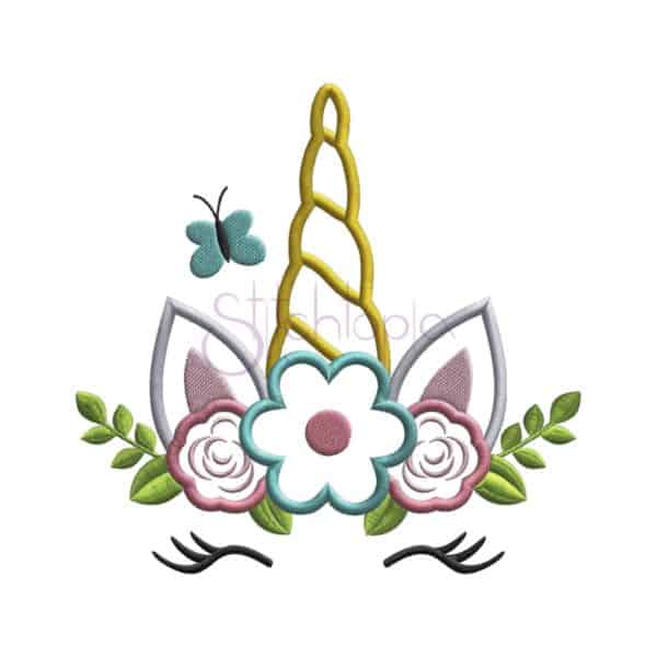 Spring Unicorn Applique - Image 2