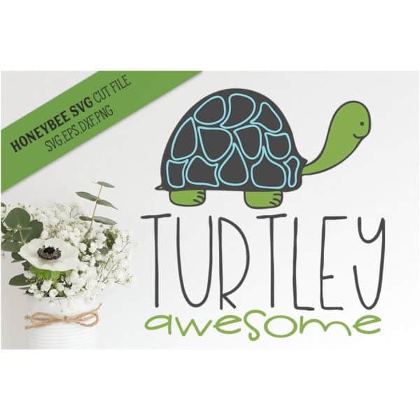 Turtley Awesome SVG Cut File