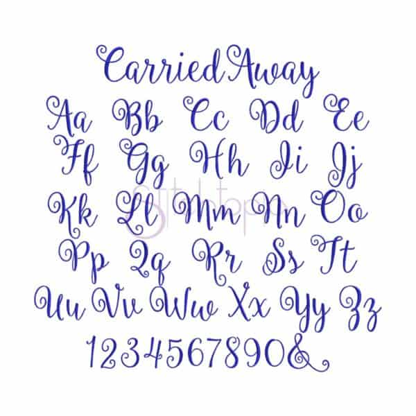 Script Embroidery Font Bundle - 10 Fonts - Image 8