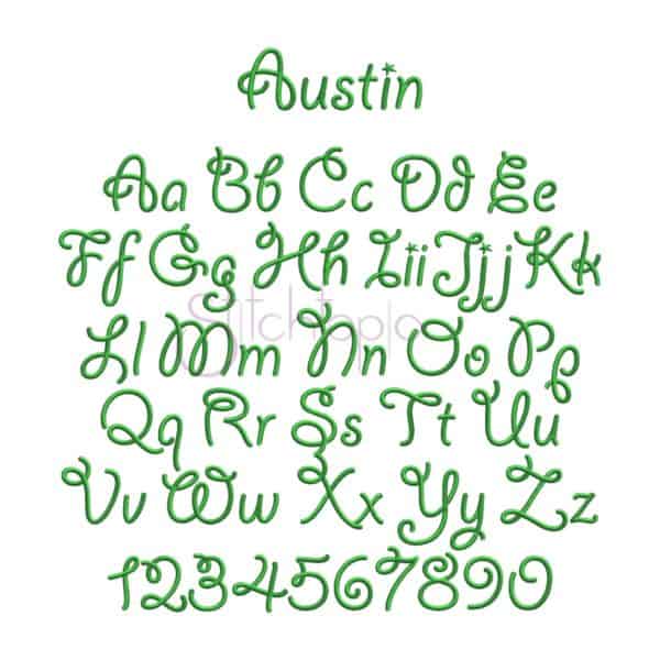 Kid Embroidery Font Bundle - 10 Fonts - Image 9