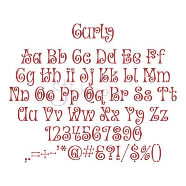 Kid Embroidery Font Bundle - 10 Fonts - Image 4