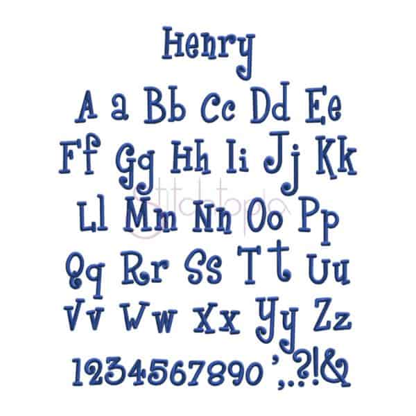 Kid Embroidery Font Bundle - 10 Fonts - Image 5