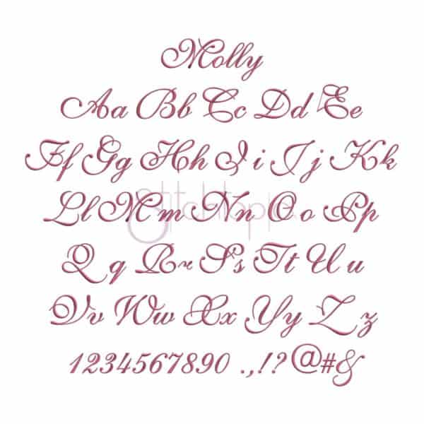 Script Embroidery Font Bundle - 10 Fonts - Image 5