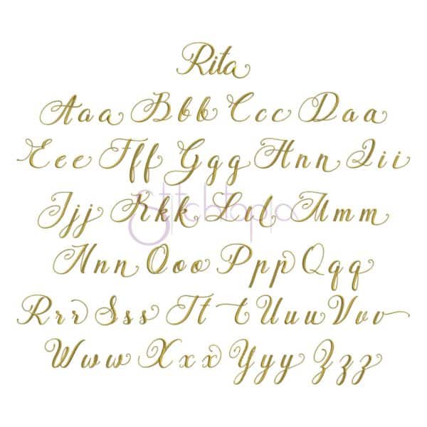 Script Embroidery Font Bundle - 10 Fonts - Image 3