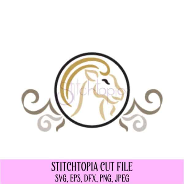 Zodiac SVG Cut File - Capricorn