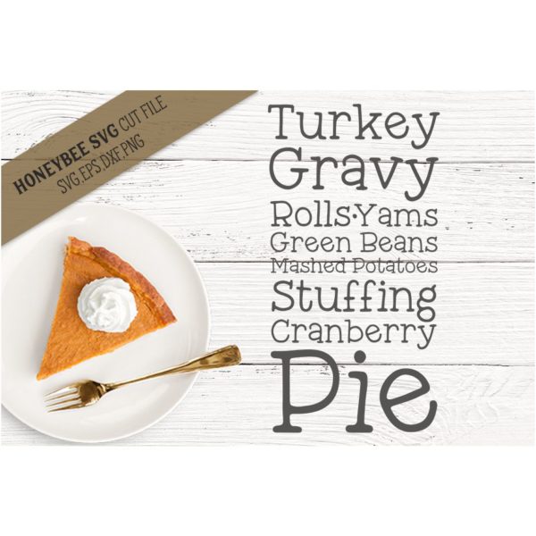 Turkey Gravy Rolls SVG Cut File