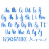 Short Story Embroidery Font - 1" 1.25" 1.5" 2" 2.5" - Image 2