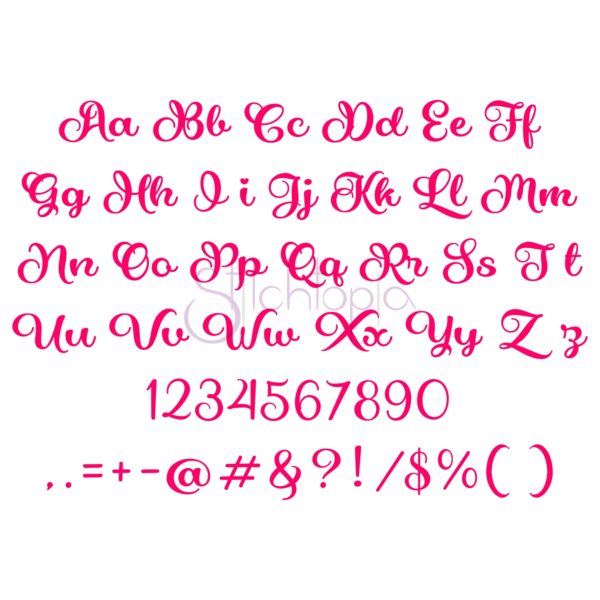 Script Embroidery Font Bundle #5 - 10 Fonts - Image 6
