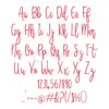Apple Valley Embroidery Font #1 - 1" 1.5" 2" 2.5" 3" - Image 2
