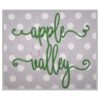 Apple Valley Embroidery Font #2 - 1" 1.5" 2" 2.5" 3"