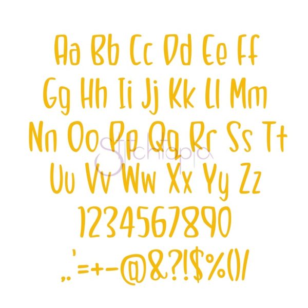 Haunted House Embroidery Font .75" 1" 1.25" 1.5" 2" - Image 2