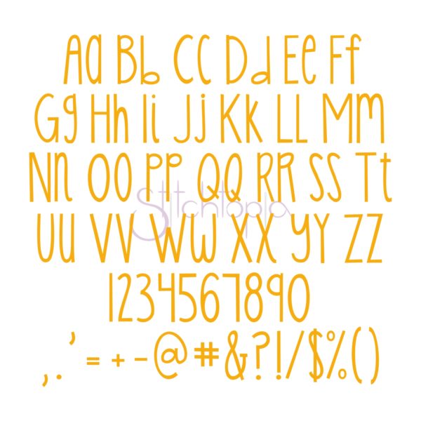 Kid Embroidery Font Bundle #3 - 10 Fonts - Image 4