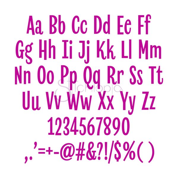 Kid Embroidery Font Bundle #3 - 10 Fonts - Image 10