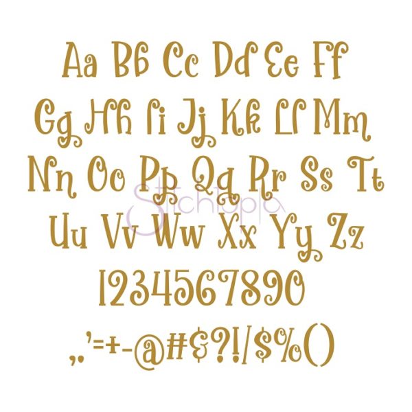 Kid Embroidery Font Bundle #3 - 10 Fonts - Image 11