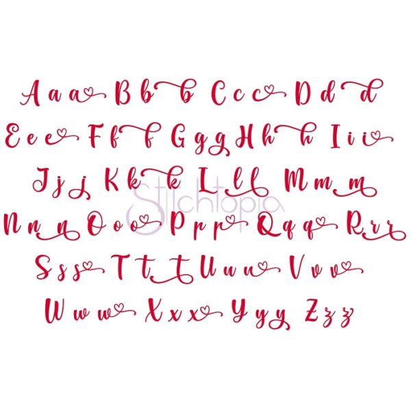 Holly Jolly Embroidery Font 1" 1.25" 1.5" 2" 2.5" - Image 2