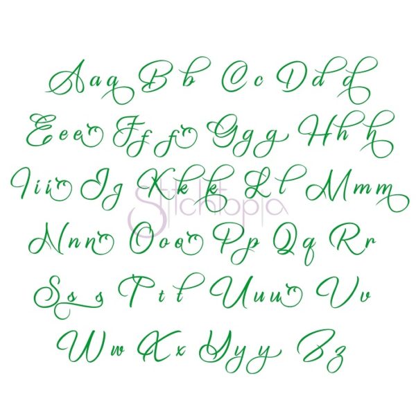 Script Embroidery Font Bundle #8 - 10 Fonts - Image 2
