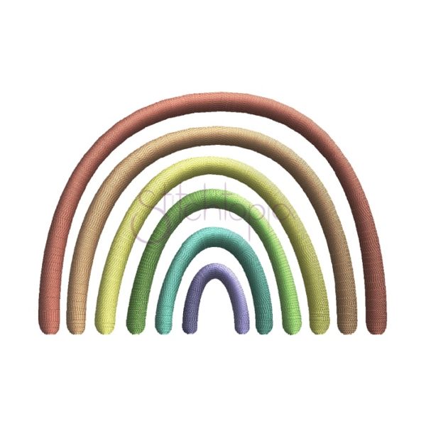 Boho Rainbows Embroidery Design Set - Image 3