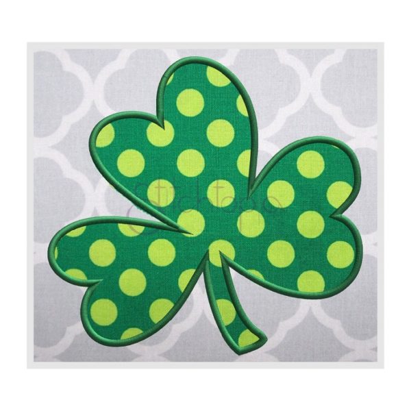 Shamrock Applique Design #3 - 8 Sizes
