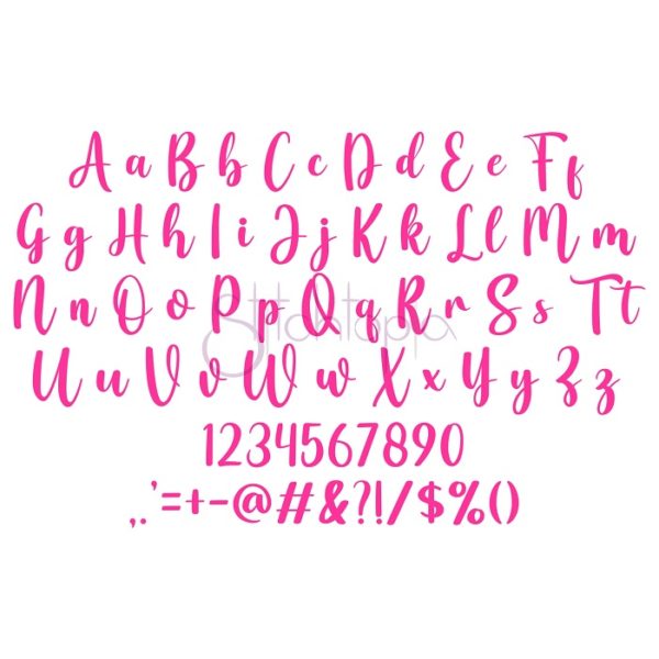Wagging Tails Embroidery Font .75" 1" 1.25" 1.5" 2" - Image 2