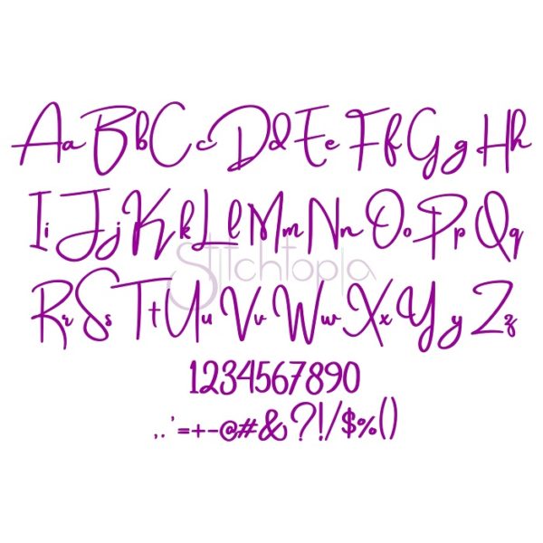 Script Embroidery Font Bundle #11 - 10 Fonts - Image 6