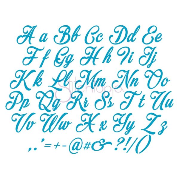 Script Embroidery Font Bundle #12 - 10 Fonts - Image 11