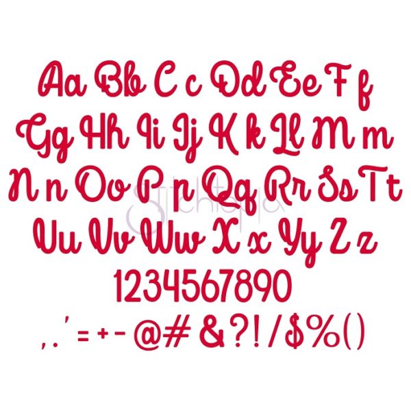 Script Embroidery Font Bundle #12 - 10 Fonts - Image 10