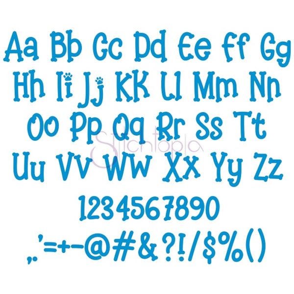 Kid Embroidery Font Bundle #6 - 10 Fonts - Image 11