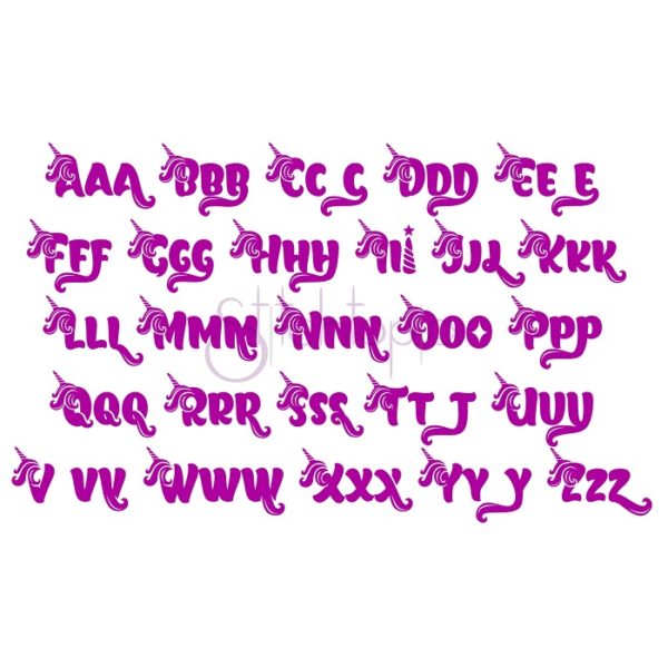 Kid Embroidery Font Bundle #6 - 10 Fonts - Image 4