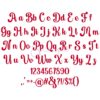 Banana Split Embroidery Font 2.5" 3" 3.5" 4" 5" - Image 2