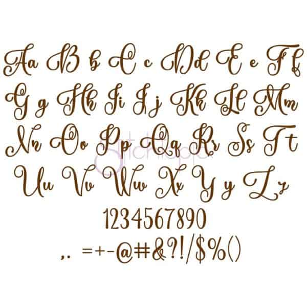 Script Embroidery Font Bundle #14 - 10 Fonts - Image 3