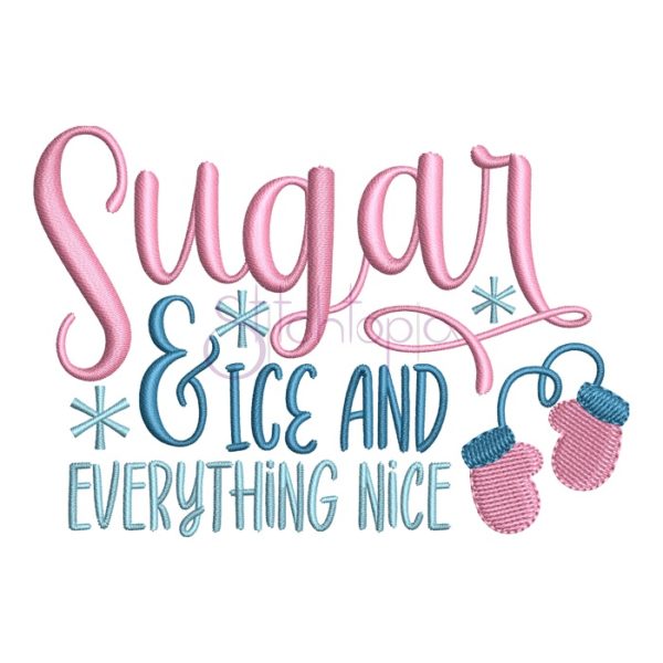 Sugar & Ice Embroidery Design