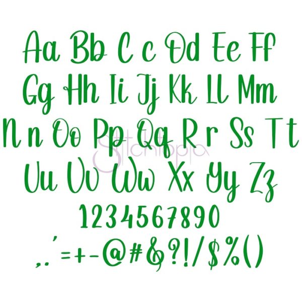 Script Embroidery Font Bundle #14 - 10 Fonts - Image 11
