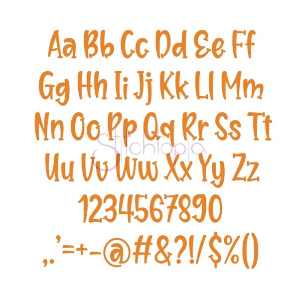 Kid Embroidery Font Bundle #7 - 10 Fonts - Image 10