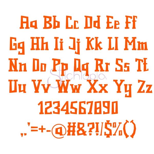 Kid Embroidery Font Bundle #6 - 10 Fonts - Image 10
