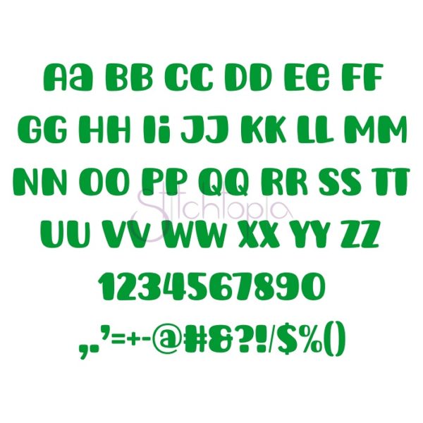 Kid Embroidery Font Bundle #6 - 10 Fonts - Image 9
