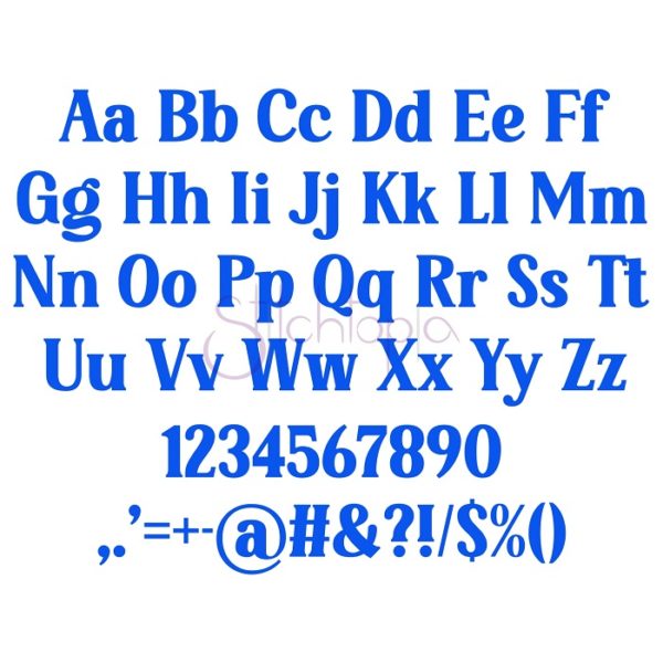 Kid Embroidery Font Bundle #7 - 10 Fonts - Image 8